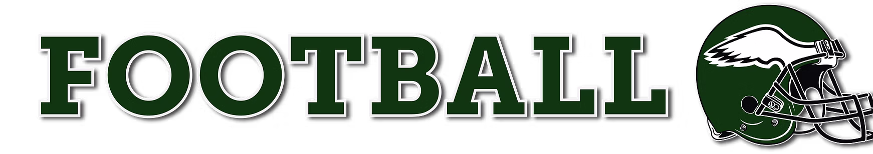 Green Tech Charter School Eagles football schedule graphic