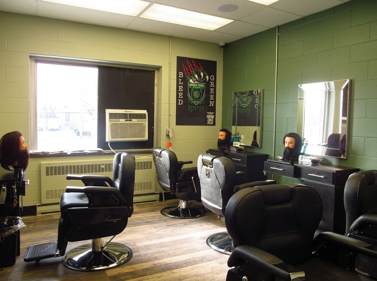 Barber Classes at Green Tech Charter School